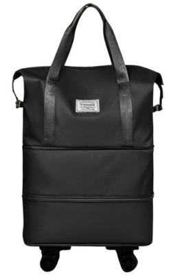 SHEIN WALIZKA PODRÓŻNA NA KÓŁKACH CZARNA Ł2D