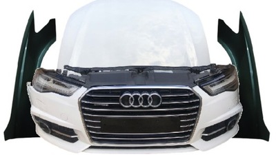 Audi a6 c7 lift s-line kompletny перед бампер led фото №1