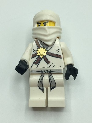 LEGO Minifigurka Ludzik njo001 Zane Ninjago