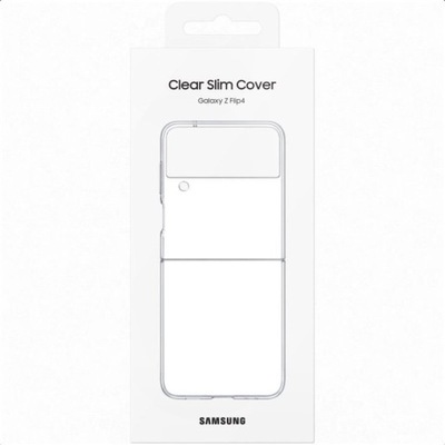 Etui SAMSUNG - Clear Slim Cover - GALAXY Z FLIP 4