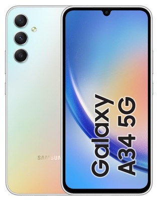 Smartfon Samsung Galaxy A34 6 GB / 128 GB 5G Srebrny