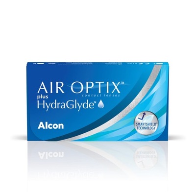 Soczewki AIR OPTIX plus HydraGlyde 3szt. -1,75