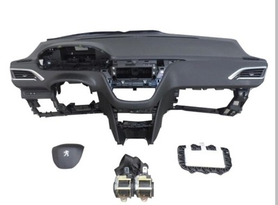 Peugeot 208 2008 панель приладів консоль ремені подушка безпеки оригінальний матеріал фото №1