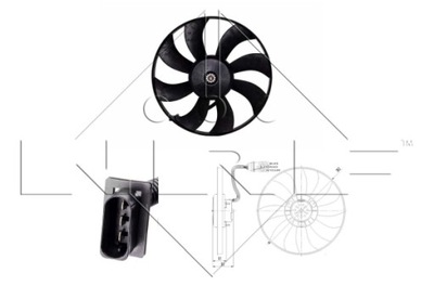 VENTILADOR CHLODZENIE DEL MOTOR 47410  