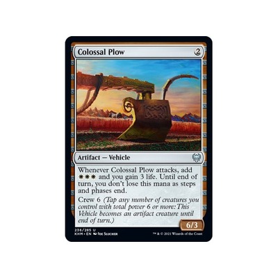 MTG 2x Colossal Plow (Uncommon)