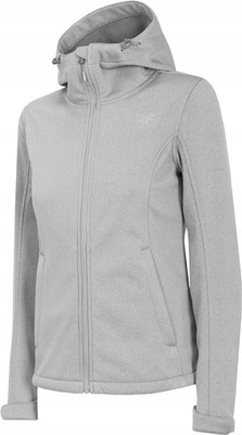 KURTKA SOFTSHELL DAMSKI 4F NOSH4 SFD001 SZARY r.S