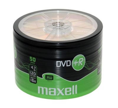 Maxell DVD+R 4,7GB x16 spin 50 szt