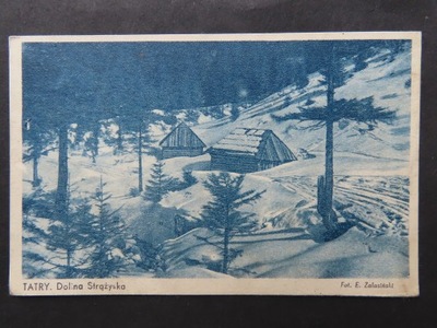 Stara pocztówka Tatry, Dolina Strążyska