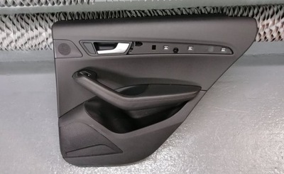 Audi q5 8r обшивка оббивка двері правий задня шкіра фото №1