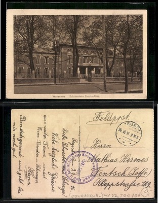 Warszawa Aleja Szucha 1916r.
