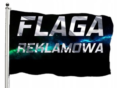 FLAGA REKLAMOWA Z WŁASNYM NADRUKIEM 50x33 cm