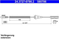 ATE ТРОС HAM.OPEL CORSA C 00- OPEL CORSA C 00-/TIGRA 04-