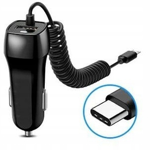 DISPOSITIVO DE CARGA DE AUTOMÓVIL USB 3,1A 50-128CM NEGRO  