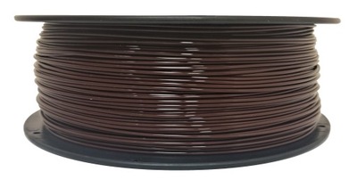 Filament PLA 1,75mm ciemny brązowy 1kg Plast-Spaw