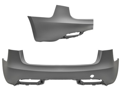 Tesla model 3 2023- бампер задня 1582571scc фото №1