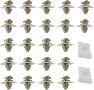 Кліпси кріпильні накладки двері x24 do автомобіля opel vivaro renault trafic фото №1