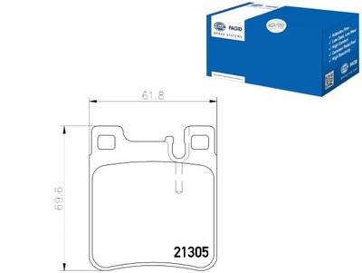 ZAPATAS DE FRENADO T1050  