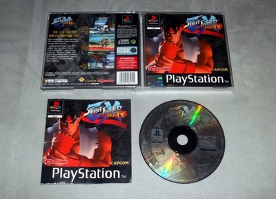 STREET FIGHTER EX PLUS ALPHA + PSX PS1 PREMIEROWA od CAPCOM 3 x ANG