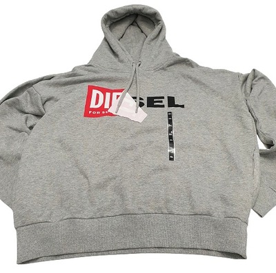 Bluza męska z katurem Diesel L logo