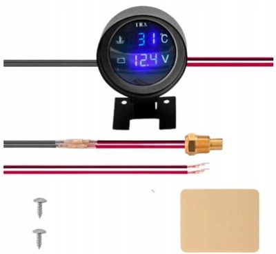 INDICADOR TEMPERATURA DE AGUA PARA COCHE VOLTÍMETRO  