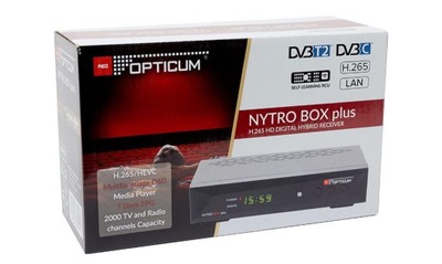 Tuner Dekoder DVB-T2 Opticum Nytro DVB-T/T2/C Tuner Dekoder