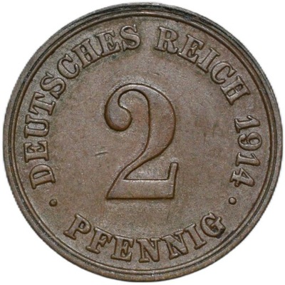 2 pfennig 1914 E