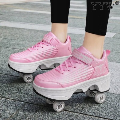 Kick Skates Sneaker Roller Skate Shoes Kids