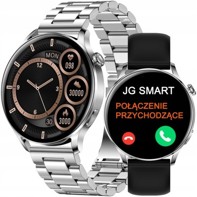 Smartwatch JGS 37PRO) srebrny