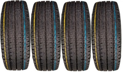 4 PCS. TIRES 225/75R16C BIEZNIKOWANE CALOROCZNE BUS  