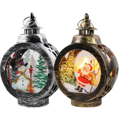 Christmas Lantern Wind Lights 2 Pcs