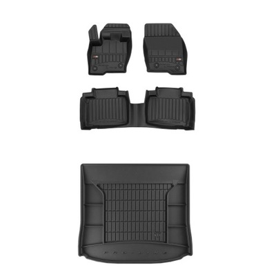 SET MATS RUBBER I MAT FOR FORD EDGE II 14-  