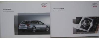 AUDI A6 C6 AVANT 04-08 LIBRO MANTENIMIENTO FRANCIA MMI  