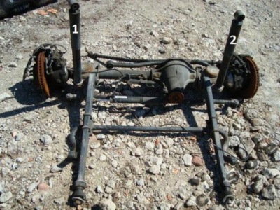 Mercedes g-klasa w463 амортизатор передний фото №1