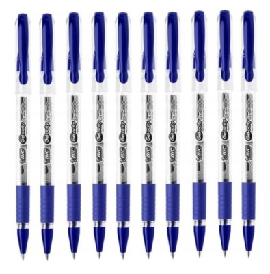 10 x BIC DŁUGOPIS ŻELOWY AUTOMATYCZNY GEL-OCITY 0,5mm NIEBIESKI