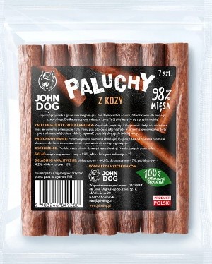 JOHN DOG Paluchy z kozy 7szt