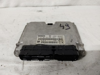 Бортовой компьютер блок управления двигателя opel vectra b 90213458 фото №1