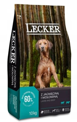Lecker sucha karma dla psa z jagnięcina 10 kg