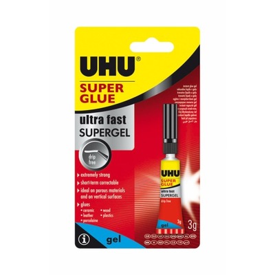 Klej UHU Super Glue szybkoschnący 3g