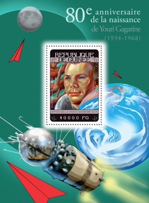 Jurij Gagarin Wostok kosmos blok #47GU14315b