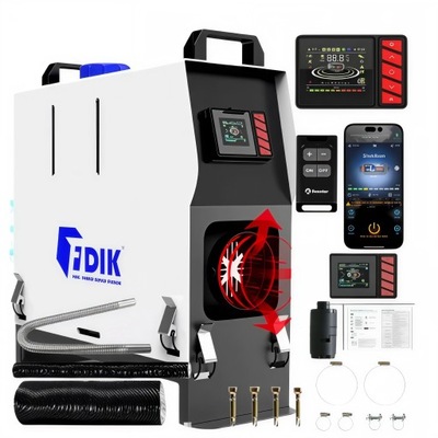 Обігрівач spalinowa повітродувка масляна обігрівач webasto 8kw lcd фото №1