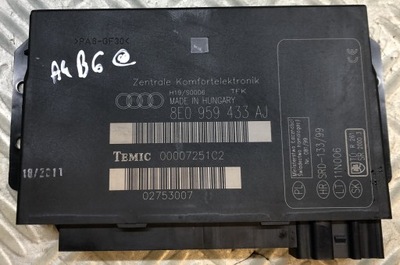 Audi a4 b6 модуль комфорта 8e0959433aj фото №1