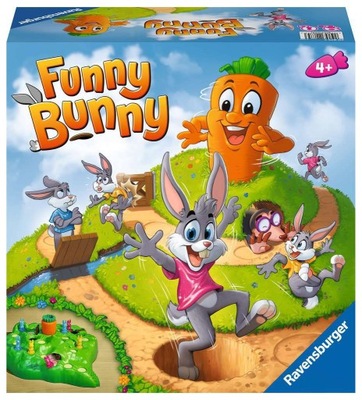 RAVENSBURGER FUNNY BUNNY DELUXE (10620875) (GRA PLANSZOWA)