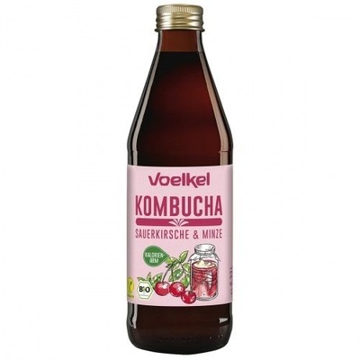 Kombucha wiśnia-mięta BIO 330 ml (VOELKEL) VOELKEL