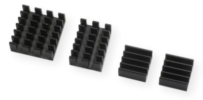 Zestaw 4 radiatorów dedykowany do Raspberry Pi 4B