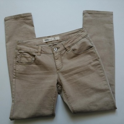 JANINA DENIM beżowe spodnie jeans 34 L32