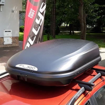 Box dachowy Sport FL 320 antracyt mat 320L bagażowy POD WÓZEK