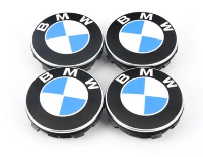 RUCHOME CUP NUTS WHEEL COVERS DISCS 68MM BMW SERIES E F  