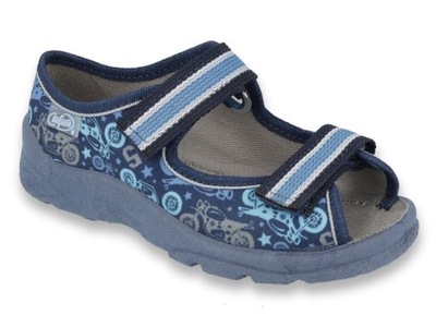 BEFADO sandały chłopięce MAX 969X159 niebieskie 28