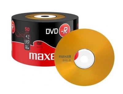 Płyta DVD-R 4,7GB x16 speed Maxell 50szt