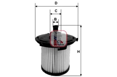 Sofima фильтр топлива ford tourneo custom v362 trans фото №1